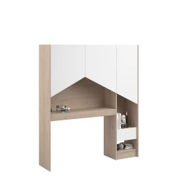 Achterbouw Bed & Bureau Shelby - Eik/wit -Songmics Winkel SHELTER 2400 ENVI STYLE C 9f8a