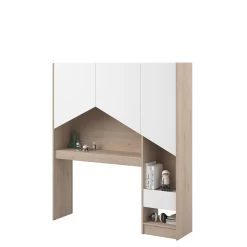 Achterbouw Bed & Bureau Shelby - Eik/wit -Songmics Winkel SHELTER 2400 ENVI STYLE D cc19