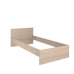 Eenpersoonsbed Shelby 90x190 - Eik -Songmics Winkel SHELTER 2400 LI90 C dbcc