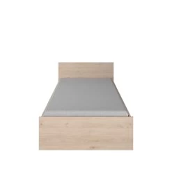 Eenpersoonsbed Shelby 90x190 - Eik -Songmics Winkel SHELTER 2400 LI90 MATELAS F 6725