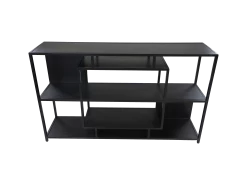 Dressoir Levels 150x35x90cm Mangohout - Zwart -Songmics Winkel SI 4002ABK 2 05a2