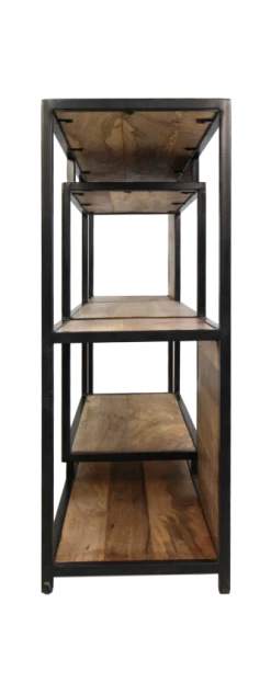 Buffet Levels 150cm Met Open Vakken - Mangohout/ijzer -Songmics Winkel SI 4002 4 ff53