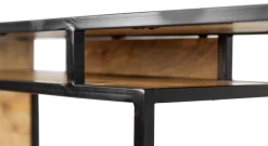 Buffet Levels 150cm Met Open Vakken - Mangohout/ijzer -Songmics Winkel SI 4002 5 ce33