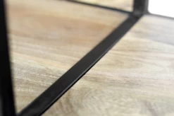 Buffet Levels 150cm Met Open Vakken - Mangohout/ijzer -Songmics Winkel SI 4002 7 2 182e