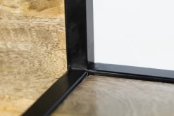 Wandrek Levels 50x75cm - Mangohout/ijzer -Songmics Winkel SI WR50 4 ab5a