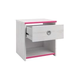 Nachtkastje Smoozy 1 Lade - Wit/roze Of Wit/blauw -Songmics Winkel SMOOZY 2223 CH1T OUV C 20191119000238 5101