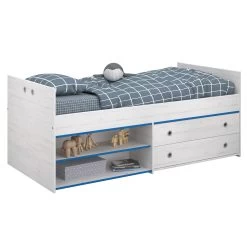 Kajuitbed Smoozy 90x200 Met 2 Lades - Wit/roze Of Wit/blauw -Songmics Winkel SMOOZY 2223 LITI G STYLE C 20191119000408 193b