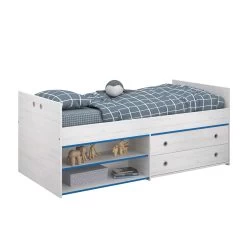 Kajuitbed Smoozy 90x200 Met 2 Lades - Wit/roze Of Wit/blauw -Songmics Winkel SMOOZY 2223 LITI G STYLE C 20191119000408 b2f4