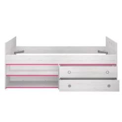 Kajuitbed Smoozy 90x200 Met 2 Lades - Wit/roze Of Wit/blauw -Songmics Winkel SMOOZY 2223 LITI OUV F 20191119000331 e367