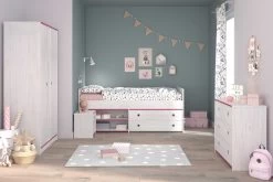 Commode Smoozy 79cm Met 3 Lades - Wit/roze Of Wit/blauw 17 Commode Smoozy 79cm Met 3 Lades - Wit/roze Of Wit/blauw -Songmics Winkel SMOOZY chambre F 2223 A2PR LITI CHEV CO3T 20191129000203 9338