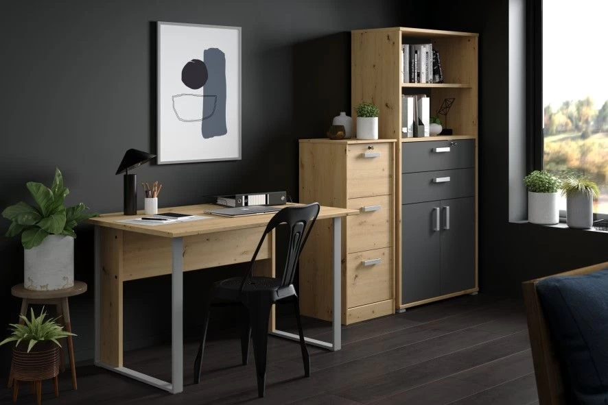 Ladeblok Marri 3 Lades - Eik - Afbeelding 2