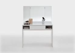 FMD Kaptafel Schminki - Wit -Songmics Winkel Schminki 1 frontal c5d4