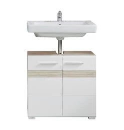 Wastafelmeubel Set-One | 60 X 34 X 56 Cm | Licht-eiken Design -Songmics Winkel SetOne BD 1336 301 96 frontal mit WB Freisteller d7d9