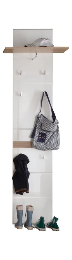 Garderobepaneel Set-One | 60 X 25 X 195 Cm | Licht-eiken Design -Songmics Winkel Set One GD 1336 442 96 frontal D Freisteller cc66