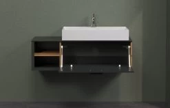 Wastafel Met Onderkast Synnax | 120 X 45 X 48 Cm | Anthracite Oak -Songmics Winkel Synnax BD 2134 332 84 frontal 20230511 e159