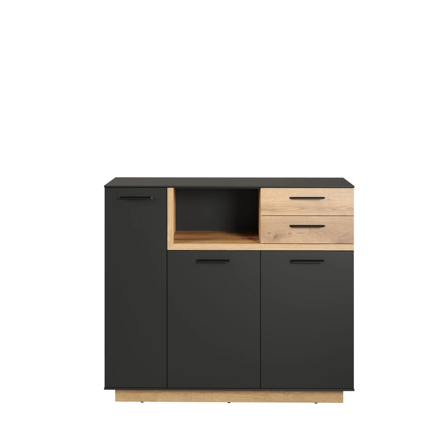 Dressoir Synnax | 128 X 40 X 113 | Anthracite Oak 12 Dressoir Synnax | 128 X 40 X 113 | Anthracite Oak - Afbeelding 10