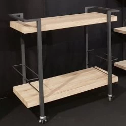 Keukentrolley Radja - Zwart/bruin