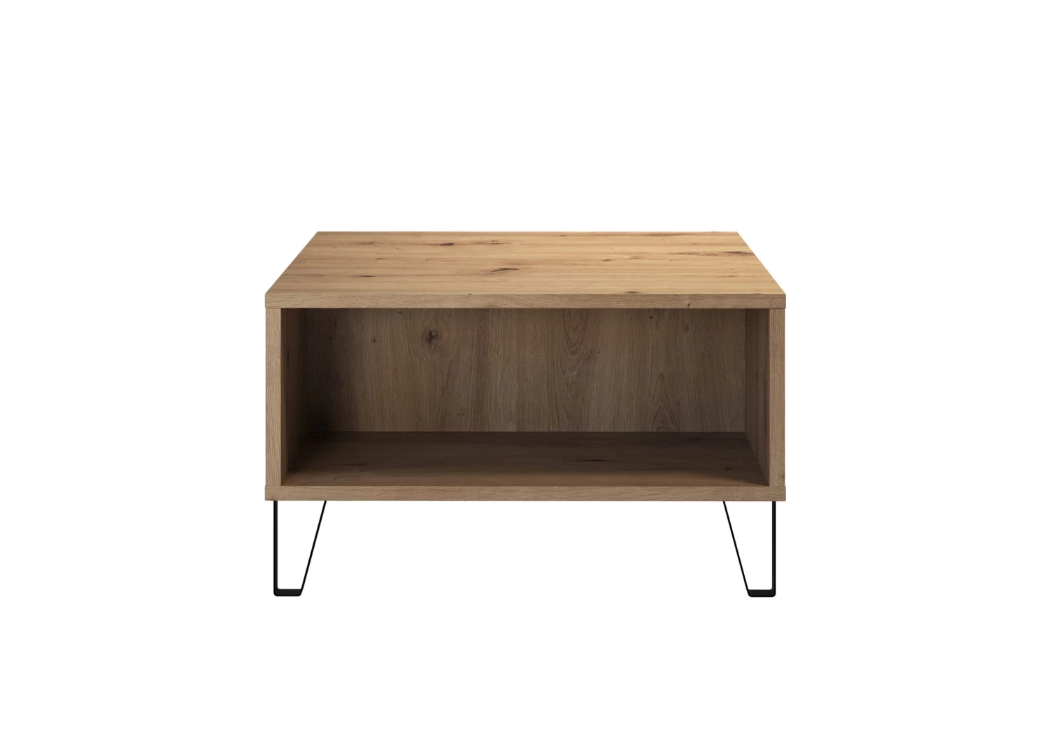 Salontafel Touch | Met Opbergruimte | 60 X 60 X 37 Cm | Eikenhouten Kleur 5 Salontafel Touch | Met Opbergruimte | 60 X 60 X 37 Cm | Eikenhouten Kleur - Afbeelding 3