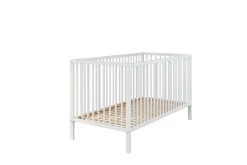 Babybed Universal | Drie Uitneembare Spijlen | 144 X 78 X 84 Cm | Wit -Songmics Winkel Universal Babybett BZ 1101 620 01 dynamisch Freisteller 20220530 6659