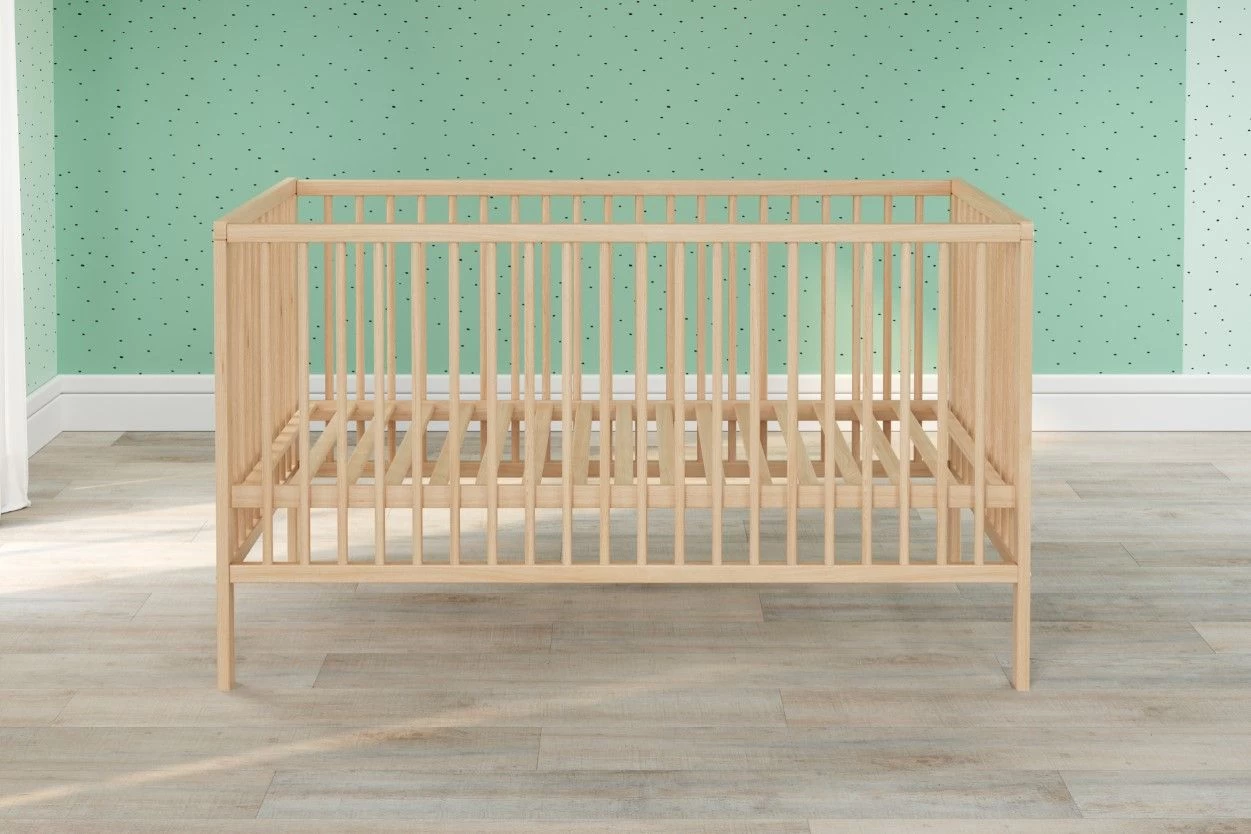 Babybed Universal | Drie Uitneembare Spijlen | 144 X 78 X 84 Cm | Massief Beukenhout - Afbeelding 10