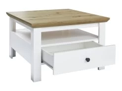 Universal Salontafel | 70 X 70 X 46 Cm | Wit Melamine | Ambachtelijk Eikenhouten Kleur -Songmics Winkel Universal CT 1100 149 07 dynamisch ge f Freisteller 20200319 44d6