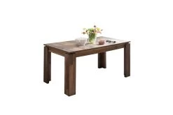 Eettafel Universal | Verlengbaar | 160 X 90 X 77 Cm | Old Wood-ontwerp -Songmics Winkel Universal ET 1100 162 24 dynamisch D Freisteller 20190729 d152