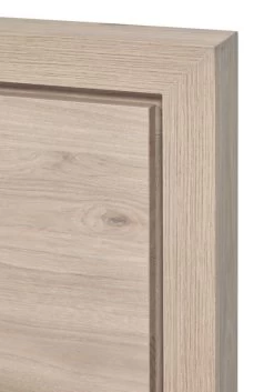 Eenpersoonsbed Lavio 90x200cm - Eikdecor/zwart -Songmics Winkel VIOLA bed hoofd a1d6