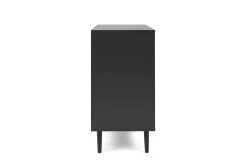 Ladekast Daka 80cm 3 Lades - Zwart/natuur -Songmics Winkel Vienna 03A Schubladen Kommode seite 1924