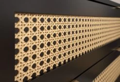 Ladekast Daka 80cm 3 Lades - Zwart/natuur -Songmics Winkel Vienna Detail 2 bc8c