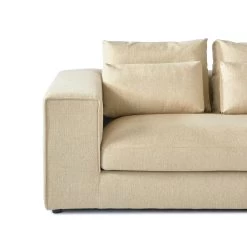 Hoekbank Videl Rechts - Beige -Songmics Winkel Vieste 2 1 cfc3