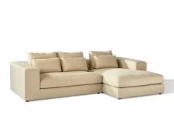 Hoekbank Videl Rechts - Beige -Songmics Winkel Vieste 2 3 b269