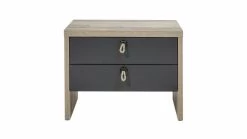 Nachtkastje Moleskin Met 2 Lades - Antraciet/old Style -Songmics Winkel s l1600 4 a8e9